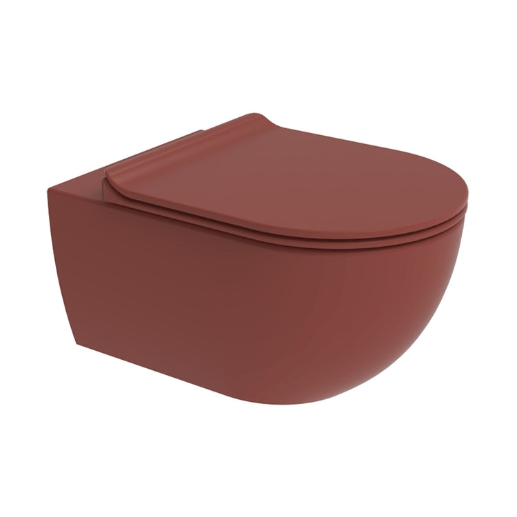 Flaminia Hängendes WC mit gosilent®-System, ohne Rand und ohne Sitz, Farbe Traube, matte Oberfläche APP AP118SUV