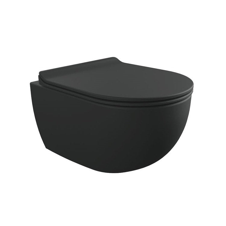 Flaminia Hängendes Becken mit goclean®-System, ohne Sitz, Farbe Kohle, matte Oberfläche MINIAPP AP119GCAR