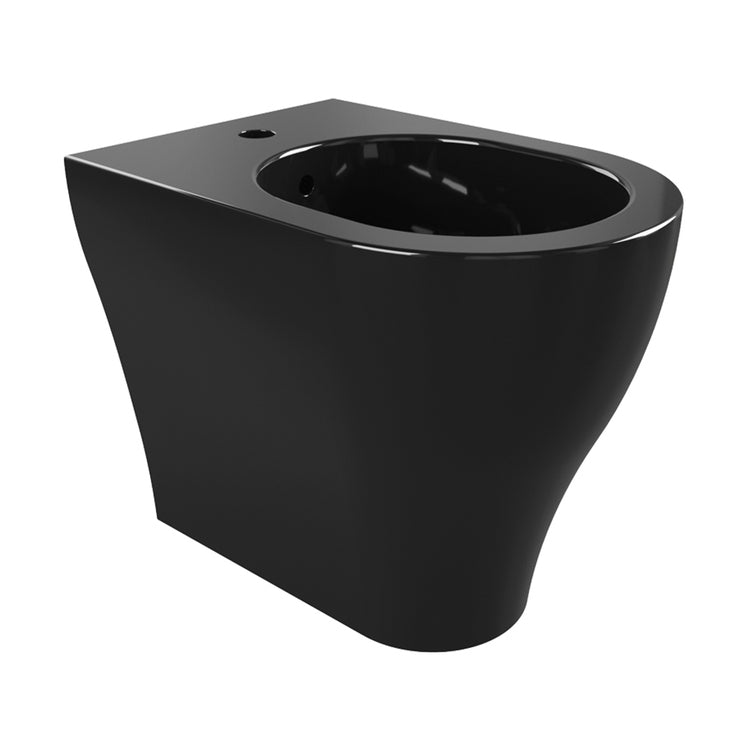 Flaminia Bidet wandhängend Einloch, Farbe Schwarz glänzende Ausführung APP AP217NER