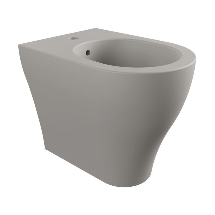 Flaminia Bidet wandhängend mit einem Loch, Farbe Asche, mattes Finish APP AP217CEN