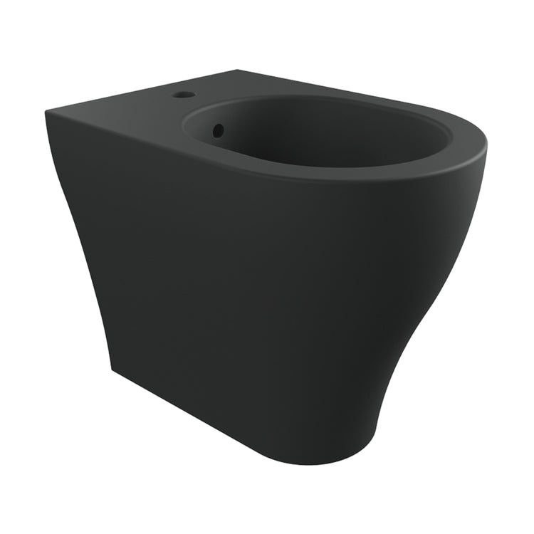 Flaminia Bidet wandhängend Einloch, Farbe Kohle, matte Ausführung APP AP217CAR