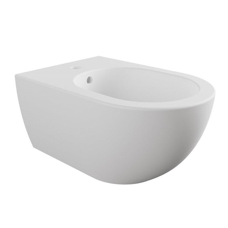 Flaminia Wandhängendes Einloch-Bidet, Farbe Milchweiß, matte Ausführung APP AP218LAT
