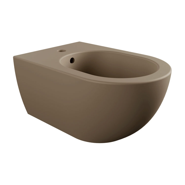 Flaminia Wandhängendes Einloch-Bidet, Farbe Schlamm, matte Ausführung APP AP218FAN