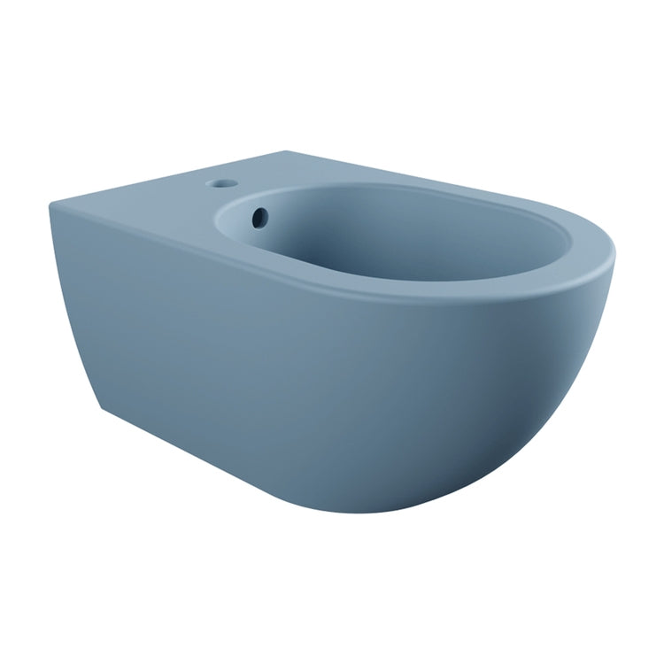 Flaminia Wandhängendes Einloch-Bidet, Farbe Wolke, matte Oberfläche APP AP218NUV