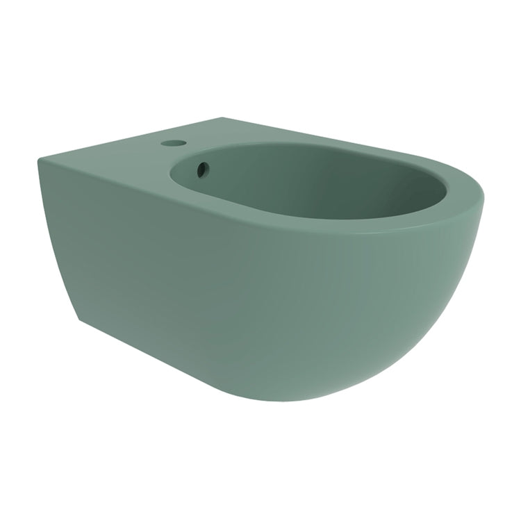 Flaminia Wandhängendes Einloch-Bidet, Farbe Minze, matte Ausführung APP AP218ME