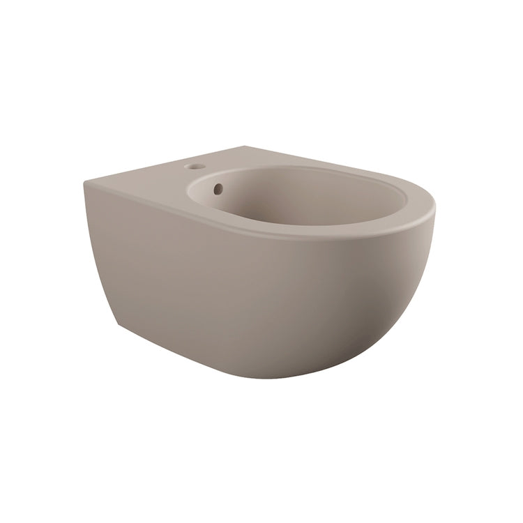 Flaminia Wandhängendes Einloch-Bidet, Farbe Ton, matte Oberfläche MINIAPP AP219ARG