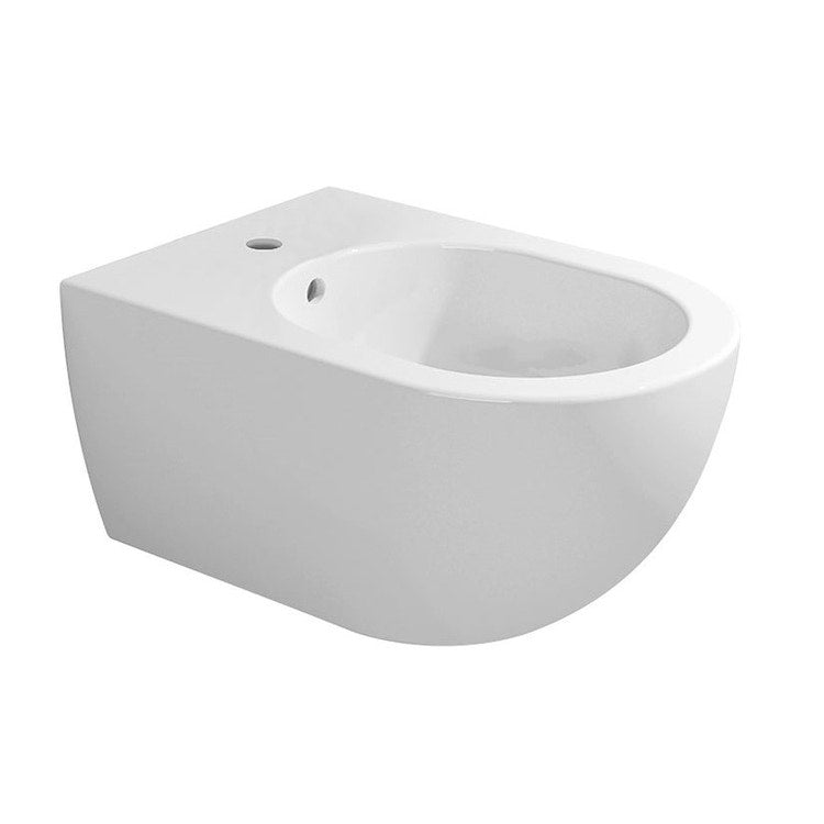 Flaminia Hängendes Bidet mit einem Loch, Weiß, glänzende Oberfläche APP AP218