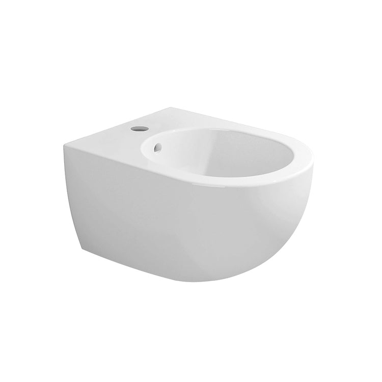 Flaminia Wandhängendes Einloch-Bidet, Weiß, glänzende Ausführung MINIAPP AP219