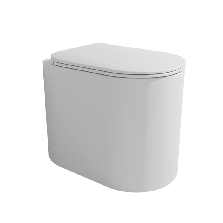 Flaminia Wand-WC Plus, mit goclean®-System, ohne Sitz, Milchweiß, matte Oberfläche ASTRA AS117RGLAT