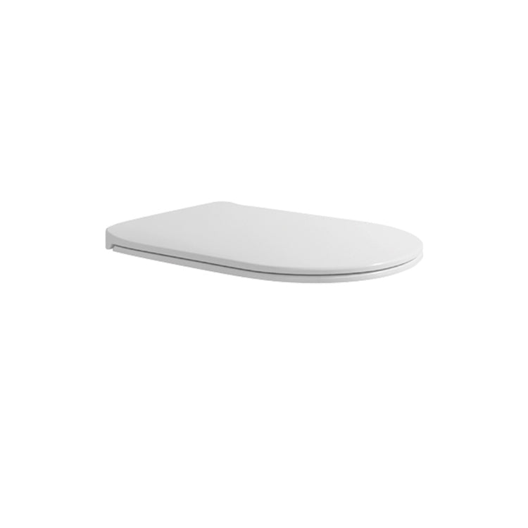 Flaminia Slim-WC-Deckel aus duroplastischem Material, mit gedämpftem Schließen, Schnellverschluss-Scharniere, Weiß ASTRA ASCW05