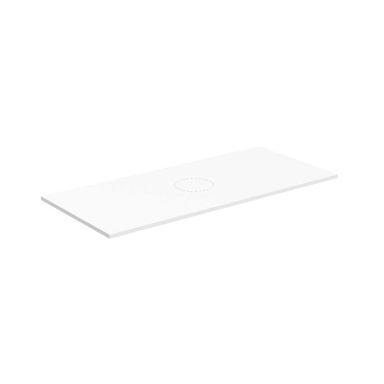 Flaminia Abdecktop L. 70 T. 38 cm, Weiß matt CUBIKA CKPR38LBK070