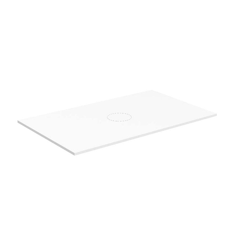 Flaminia Abdecktop L. 70 T. 51 cm, Weiß matt CUBIKA CKPR51LBK070