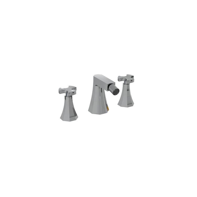 Flaminia Drei-Loch-Hahn für Bidet, Chromoberfläche EVERGREEN EG202