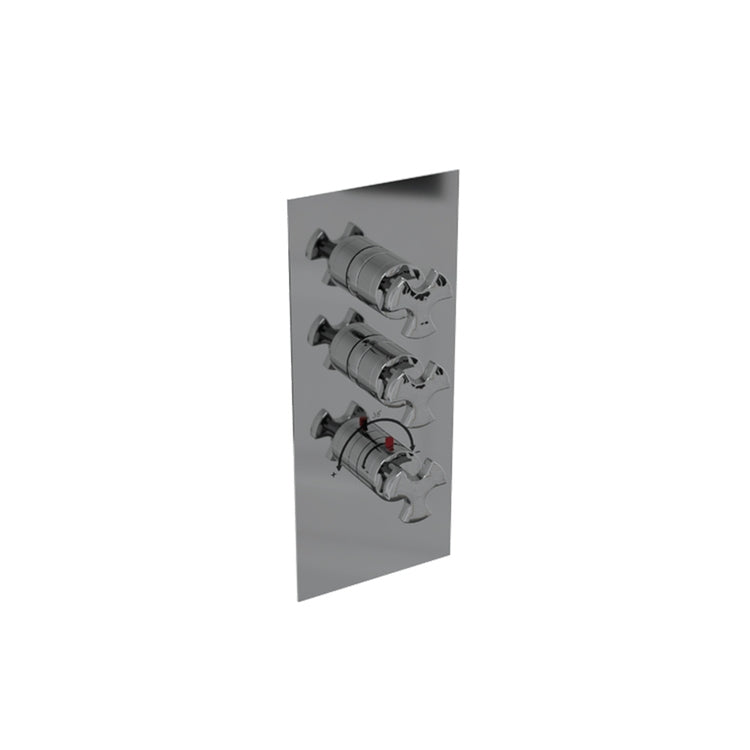 Flaminia Unterputz-Duschthermostat mit 2-Wege-Mischer, Chrom-Finish EVERGREEN EGBT2