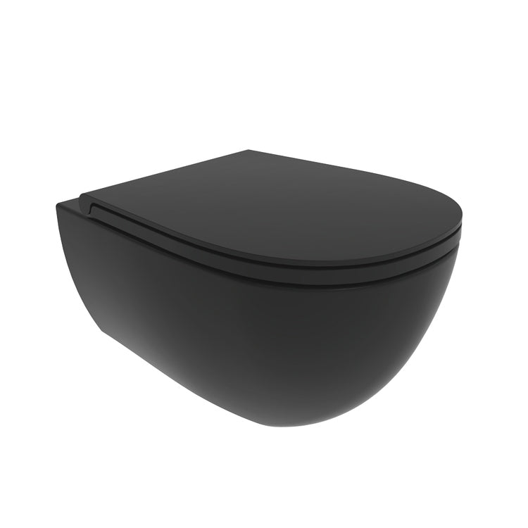 Flaminia Hängendes Becken mit goclean®-System, Kohlefarbe matt Finish IO . IO118GCAR