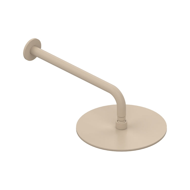 Flaminia Runder Duschkopf Ø 25 cm, mit Wandarm, Farbe Lehm, matte Oberfläche LOOK LQ2084ARG