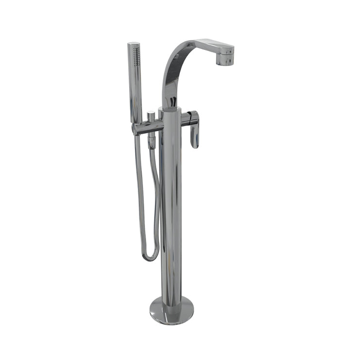 Flaminia Freistehender Badewannenmischer mit Einhebelmischer und Handbrause, Chromfinish ONE 112580