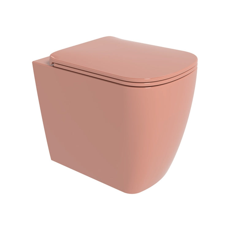 Flaminia Standboden-WC wandnah, mit GoSilent®-System, mit S/P-Ablauf, ohne Sitz, Terrakottafarbe, glänzende Oberfläche PLAY PY117STC