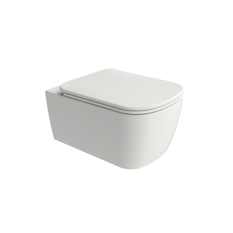 Flaminia Hängendes WC T. 52 cm, mit gosilent®-System, ohne Sitz, Farbe Milchweiß, matte Oberfläche PLAY PY118SLAT