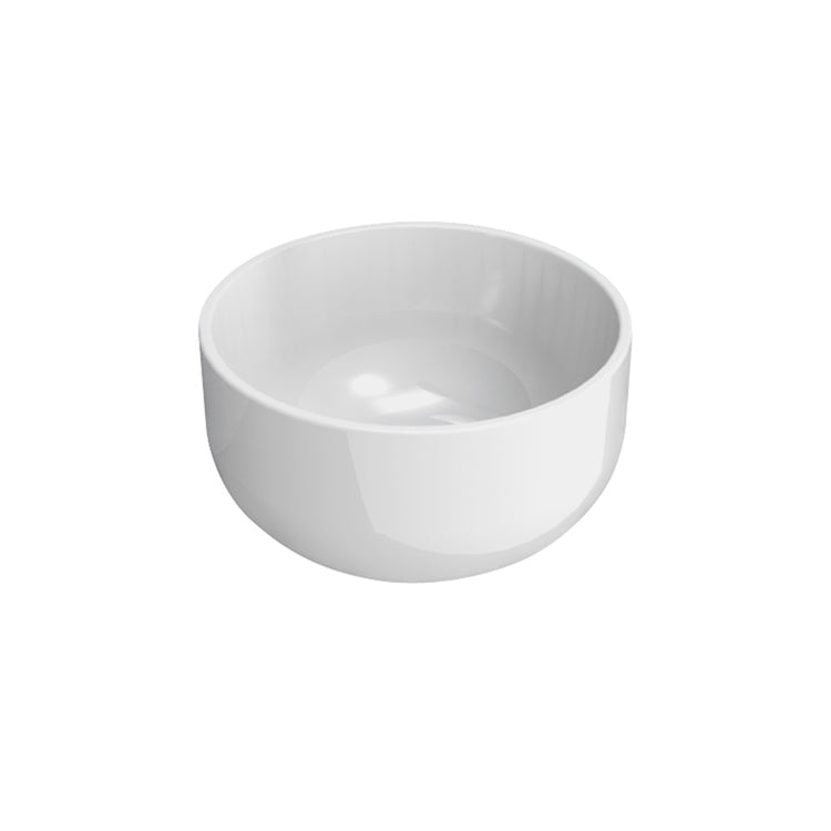 Flaminia Waschbecken 42 cm zum Aufstellen, ohne Überlauf, Weiß, glänzende Ausführung SALTODACQUA SD42L