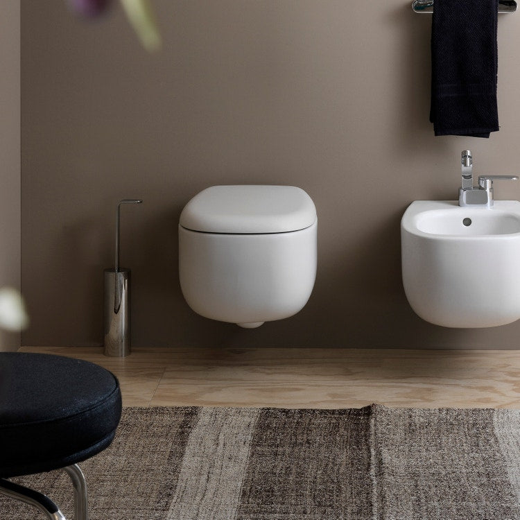 Flaminia Hängendes Becken mit Goclean®-System, ohne Sitz, Farbe Milchweiß, matte Oberfläche BONOLA BN118GLAT