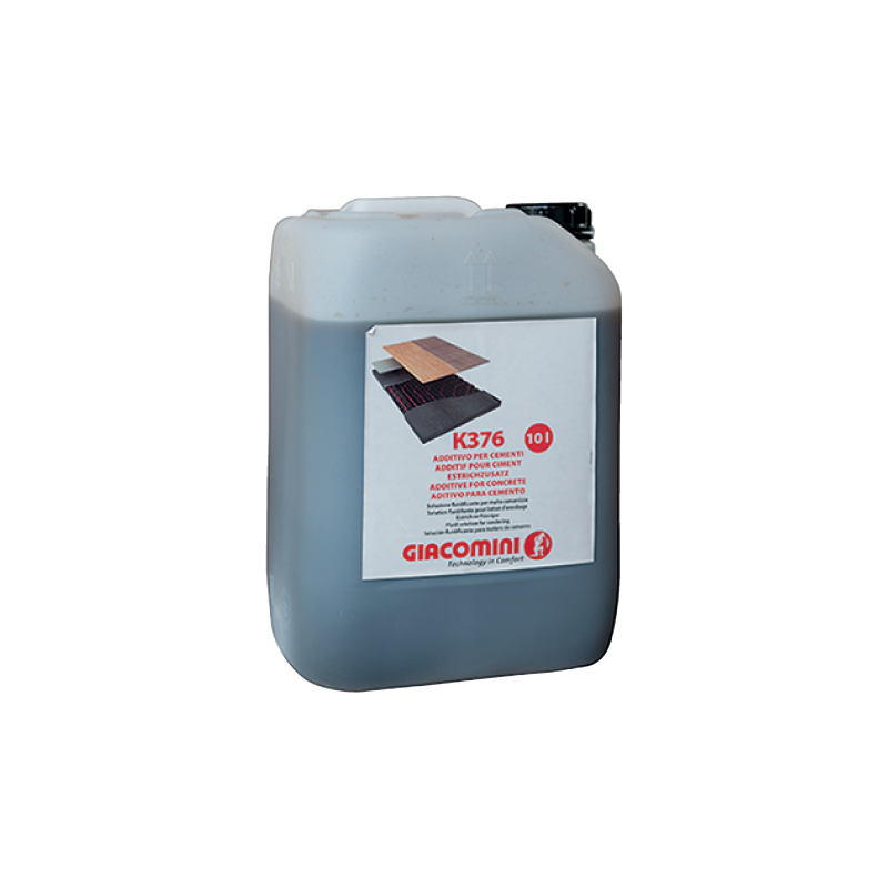 Solarics Giacomini K376Y001 – Fließzusatz für Zement für hydraulische Fußbodenheizung (10 Liter)