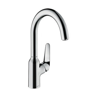 Hansgrohe Küchenarmatur Einhebelmischer 220, 1 Strahl, verchromt M42 71802000