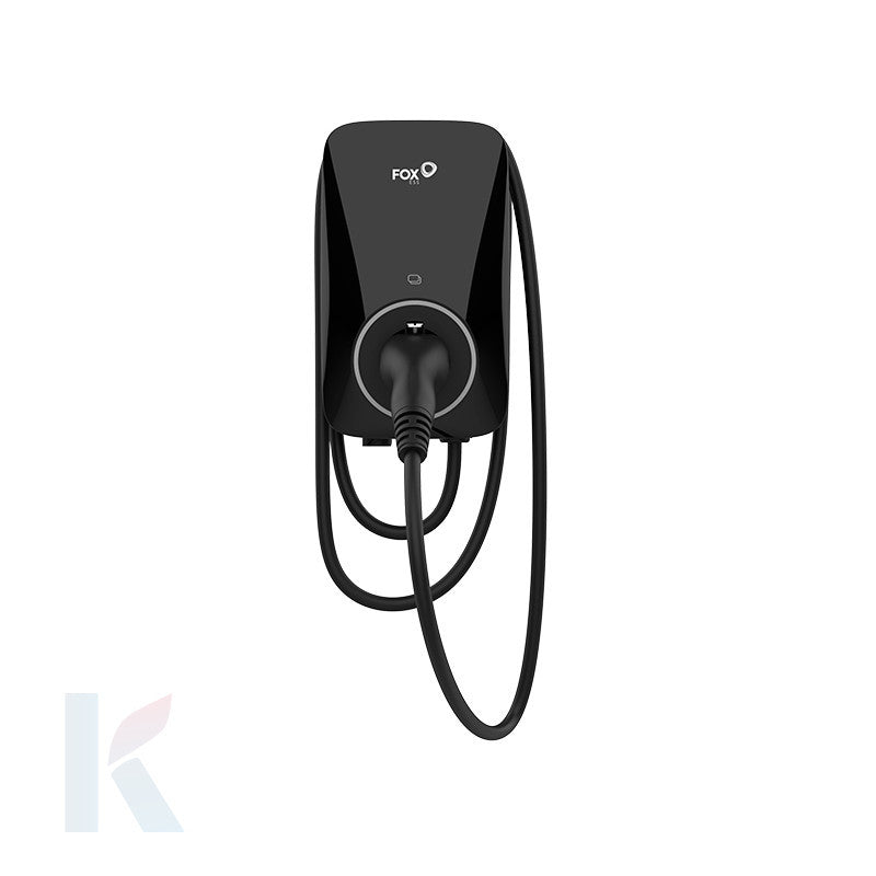 Solarics FOX ESS Electric Charger - FOX-ESS - EVCharger Black 6m Type2 (BT+RFID+WIFI+OCPP) – Solarmodul