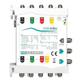 Fracarro SWP516TS Multischalter 5 Eingänge 16 Ausgänge