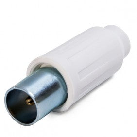 Master MST 00592 Koaxial-Dreifach-Stecker 2 Ausgänge F weiß Zubehör