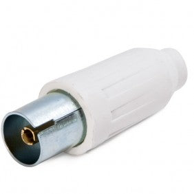 Master MST 00592 Koaxial-Dreifach-Stecker 2 Ausgänge F weiß Zubehör
