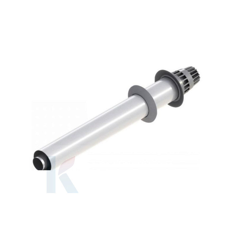Solarics Ariston 3318188 – Rauchabzug Heizkanal Koaxialer Auslassanschluss D80/125 L1.000 KOND