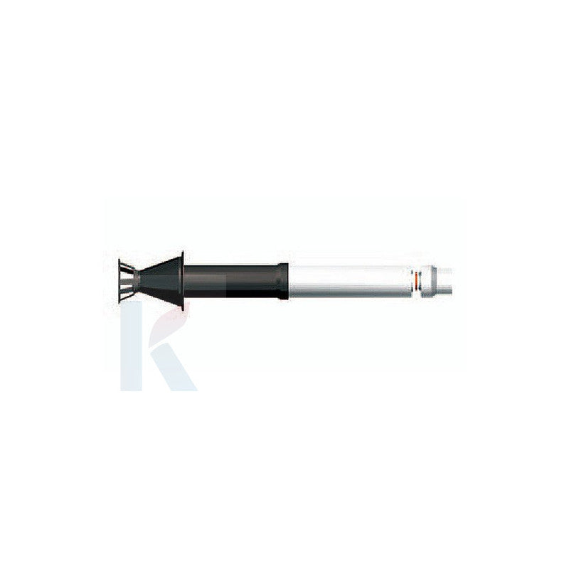 Solarics Ariston 3318080 – Rauchauslass-Heizungskond-Ablaufanschluss D80/125 FÜR Schwarzes Dach