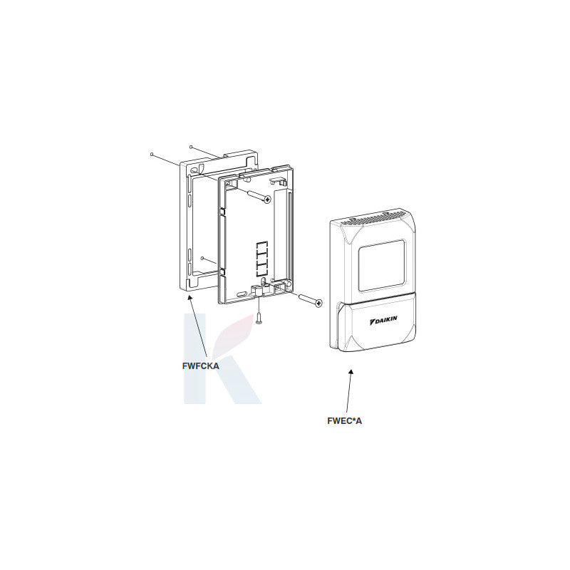 Solarics Daikin Fwfcka – Wall Mount Kit for FWEC3A