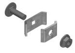 Van der Valk Galvanized coupling clamp cable basket (760201)