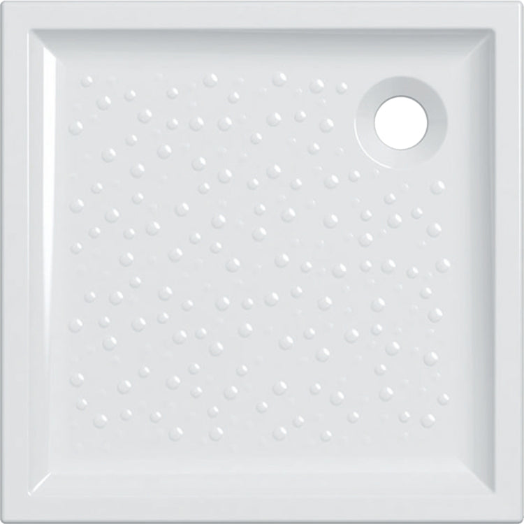 Geberit Quadratische Duschwanne 90 cm, Weiß, glänzende Oberfläche BASTIA 00723200000001
