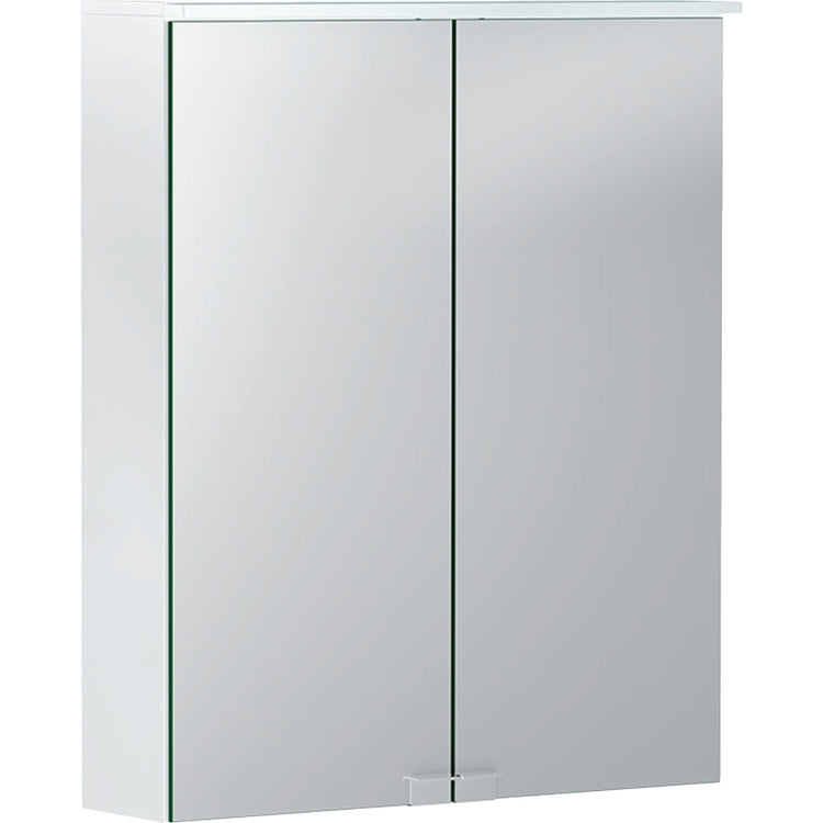 Geberit Spiegelschrank L. 56 cm, mit innen und außen Spiegeln, Weiß, matte Oberfläche OPTION 500.258.00.1