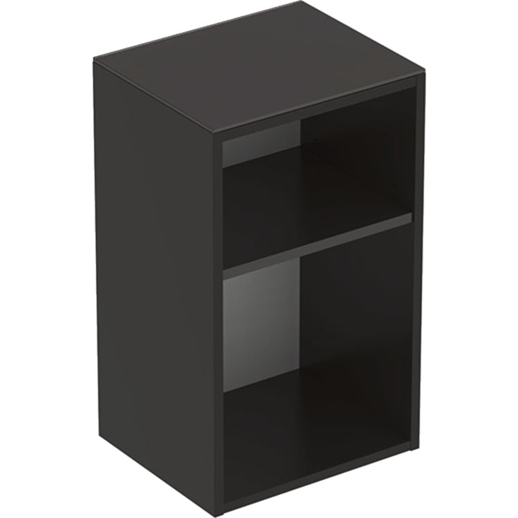 Geberit Wandhängender offener Unterschrank H. 36 cm, Lava-Farbe, matte Oberfläche SMYLE SQUARE 500.358.JK.1
