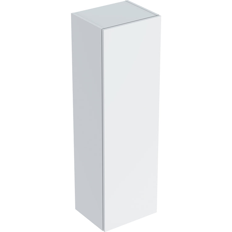 Geberit Standmöbel Säule H. 118 cm, halbhöhe, mit einer gedämpften Tür, Weiß glänzende Ausführung SMYLE 500.361.00.1