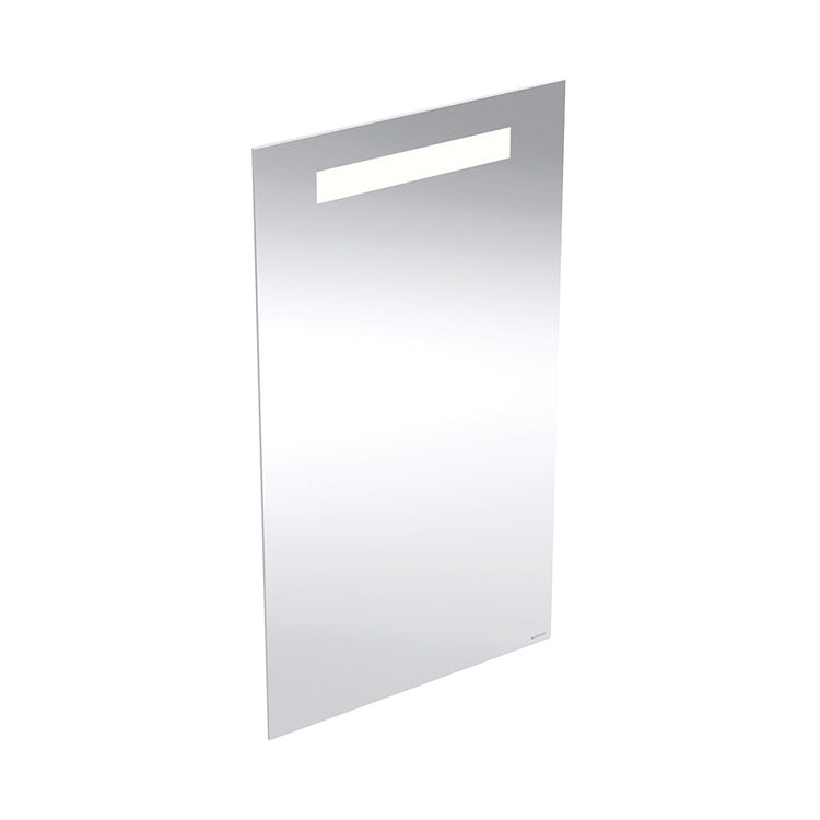 Geberit Spiegel L. 40 cm, mit Beleuchtung oben, aus eloxiertem Aluminium OPTION BASIC SQUARE 502.803.00.1