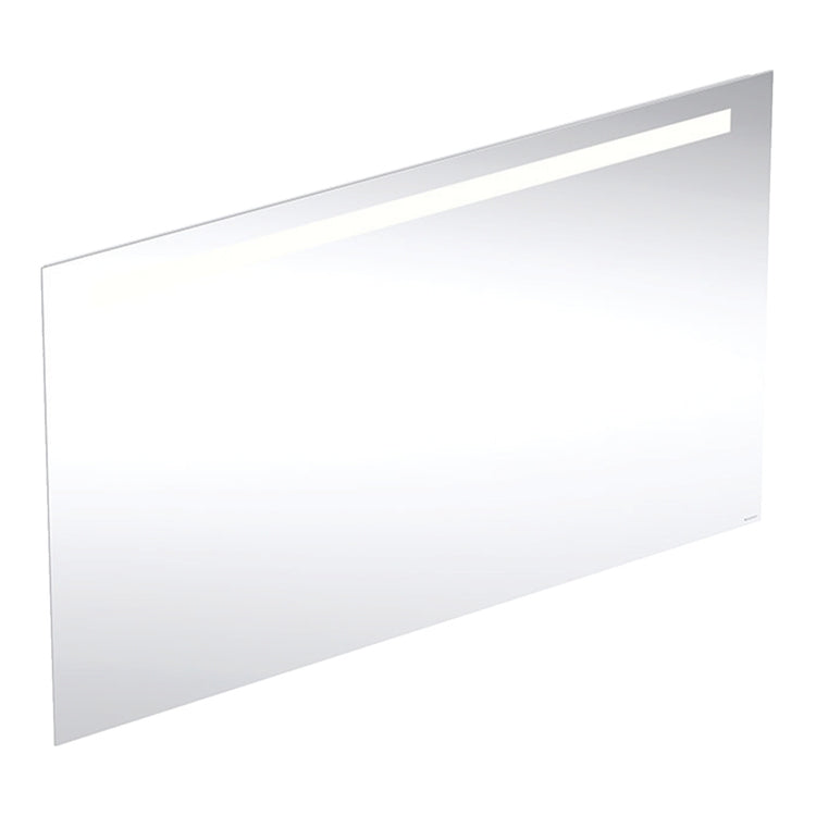 Geberit Spiegel L. 120 cm, mit Beleuchtung oben, aus eloxiertem Aluminium OPTION BASIC SQUARE 502.810.00.1