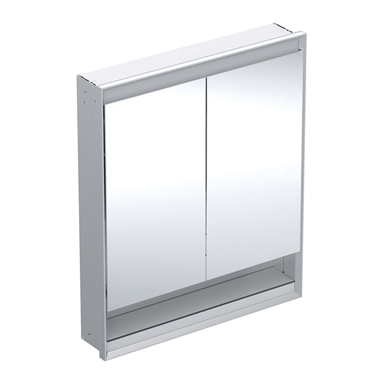 Geberit Mobiles Spiegel L. 75 H. 90 cm, mit Nische, zum Einbau, mit 2 Türen, mit ComfortLight ONE 505.822.00.1
