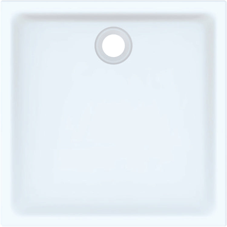 Geberit Quadratische Duschwanne 90 cm, Weiß, glänzende Oberfläche 45 550.049.00.1