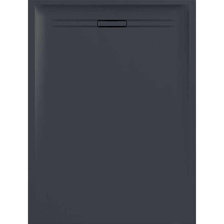Geberit Rechteckige Duschwanne L. 90 T. 120 cm, Farbe Graphit, Stein-Effekt-Oberfläche SESTRA 550.275.00.2
