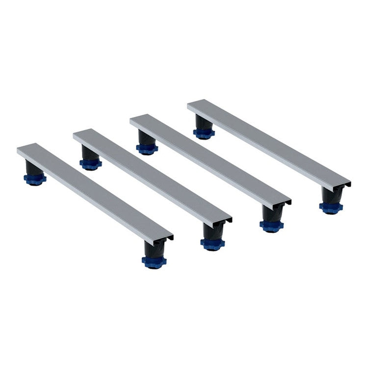 Geberit Set Geberit Füße L. 70 T. 7.3 H. 9.2-21 cm, und Befestigungsquerträger für Duschwanne aus Resin Stone, ab 140 cm 554.959.00.2