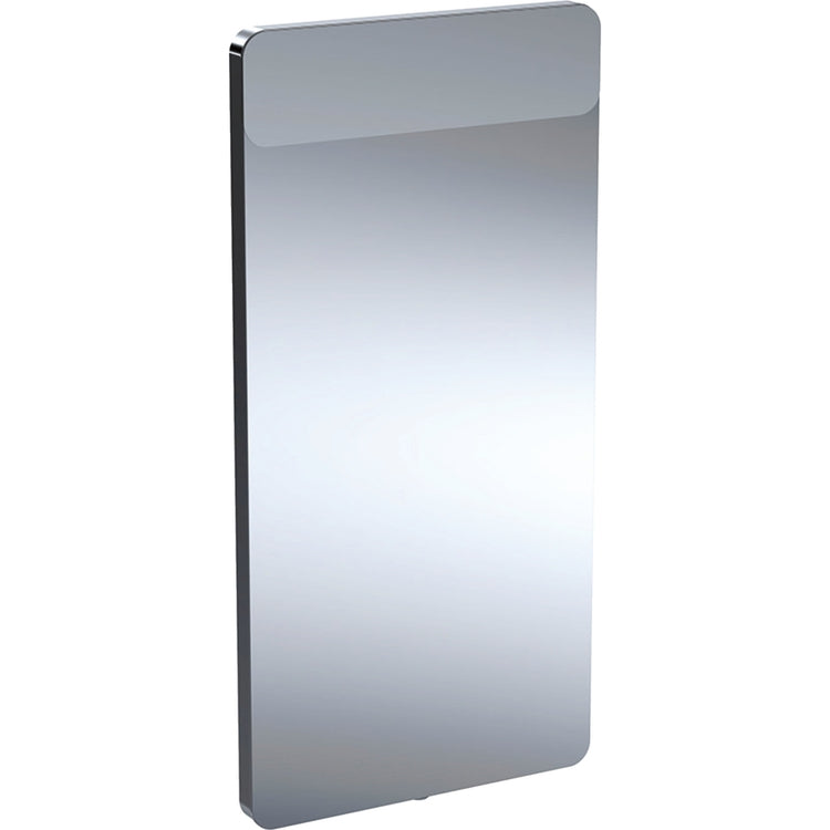 Geberit Spiegel L. 40 cm, mit abgerundeten Ecken und LED-Beleuchtung oben OPTION 819240000