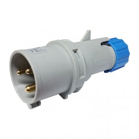 Palazzoli 700226 Gerader mobiler CEE-Stecker 2x32 A+T Zubehör 230 V IP44