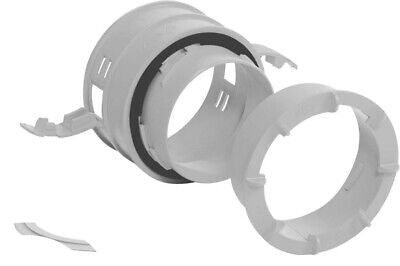 Vaillant Art.-Nr. 20180883 – Gerader Verbinder, zum Anschluss von Kanälen an Verteiler/Sammler 75x62 mm – recoVAIR