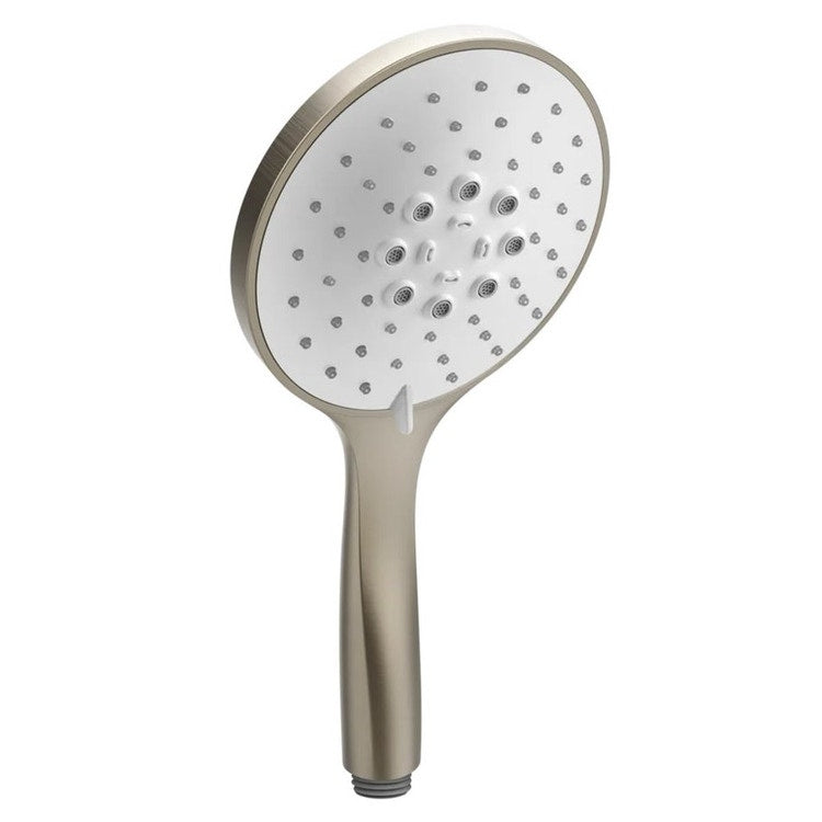 Gessi Handbrause mit Kalkschutz, drei Strahlarten, Finox-Oberfläche SHOWER 14376#149