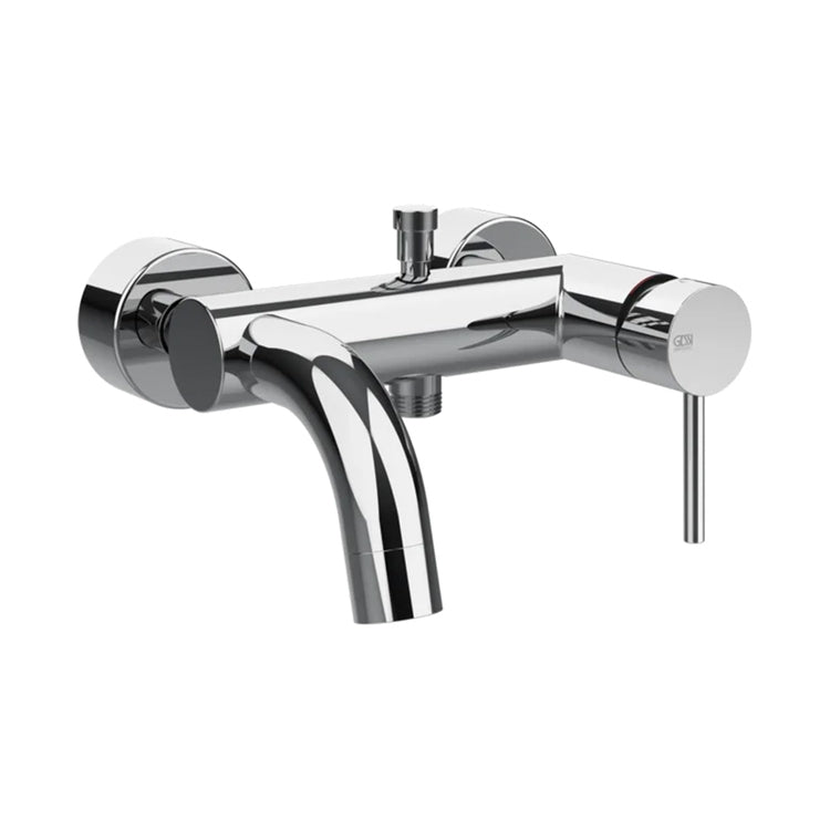 Gessi Externer Badewannenmischer, mit automatischem Bad/Dusche-Umschalter, Chromoberfläche TORTONA 18613#031